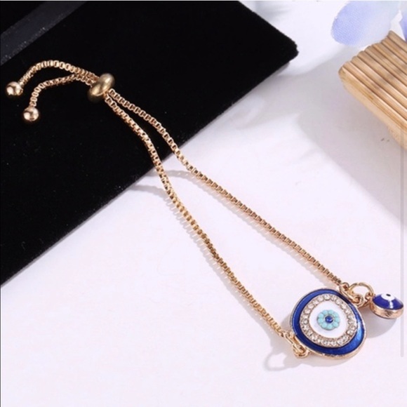 🧿Evil Eye Bolo Style Bracelet - Picture 2 of 3
